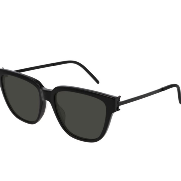 NEW SAINT LAURENT SLM48S 001 SUNGLASSES SAINT LAURENT SL M48S 001 BLACK EYEWEAR - Picture 2 of 3